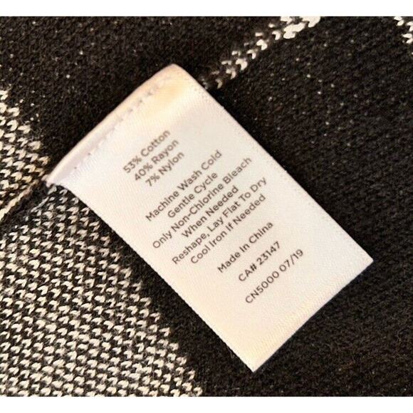 Talbots‎ Women's Size XL Open Cardigan Buffalo Plaid Super Soft NWT $99.50 Orig - Picture 8 of 8